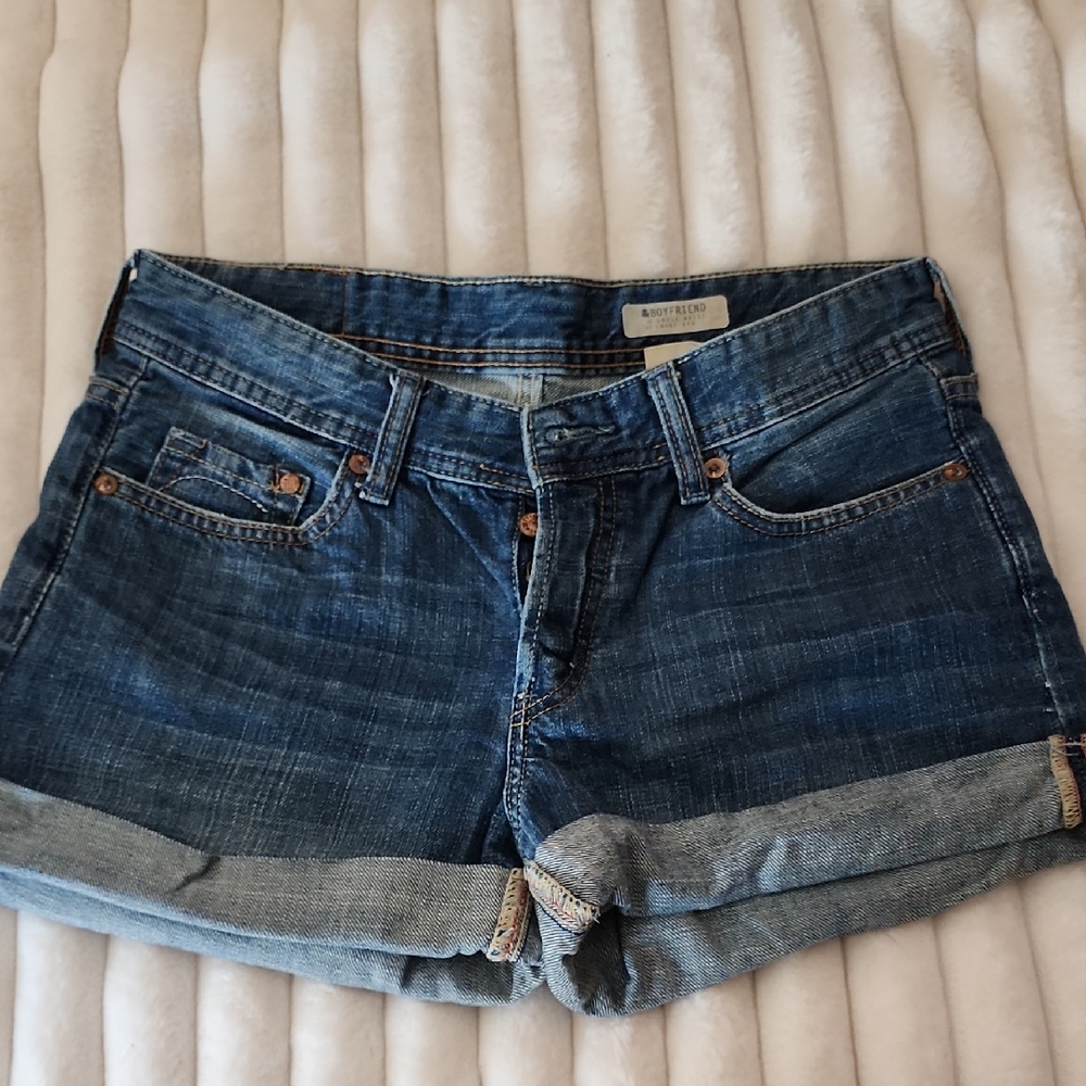 Blue Denim Jean Shorts